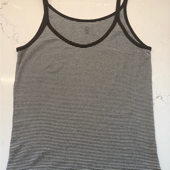 Brandy Melville Tops - Brandy Melville Black and White Striped Tank Top